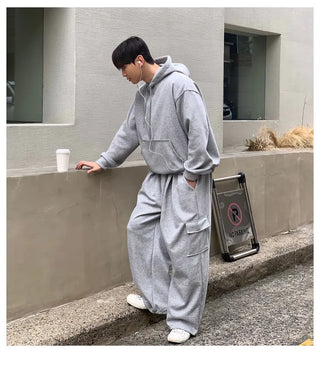 hooded sweat suit