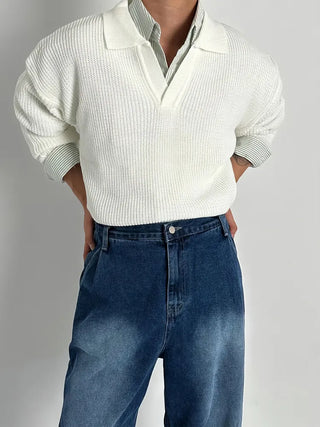 gray polo shirt