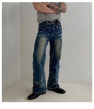 distressed machete jeans