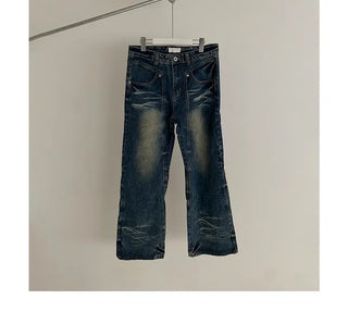 distressed machete jeans
