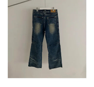 distressed machete jeans