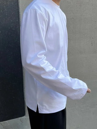 solid long-sleeve shirt
