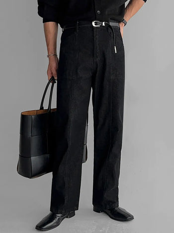 straight jeans