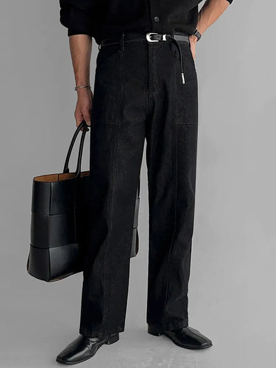 straight jeans
