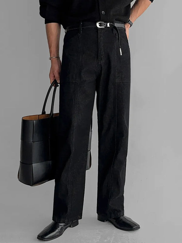 straight jeans
