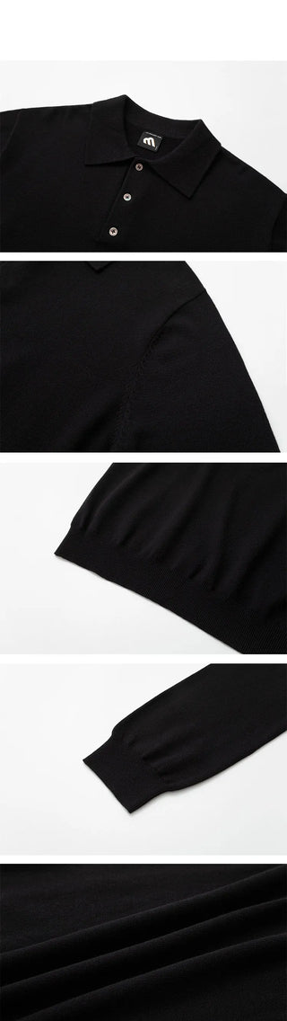lapel knit shirt