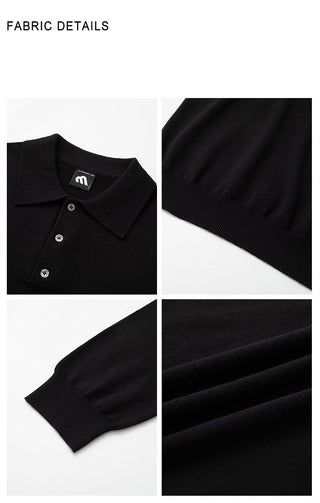 lapel knit shirt