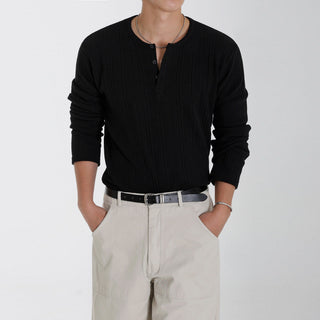 henry collar shirt