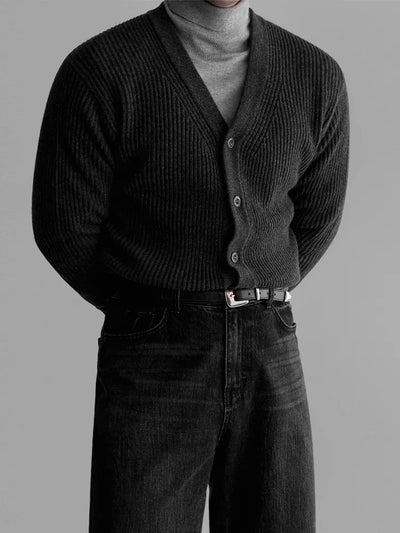 v-neck cardigan