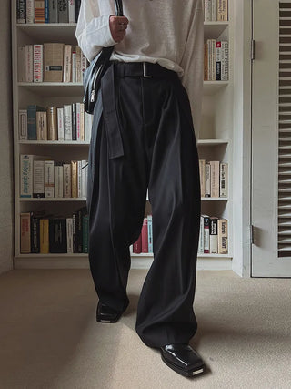 straight suit pants