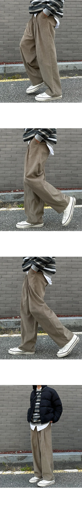 straight casual pants