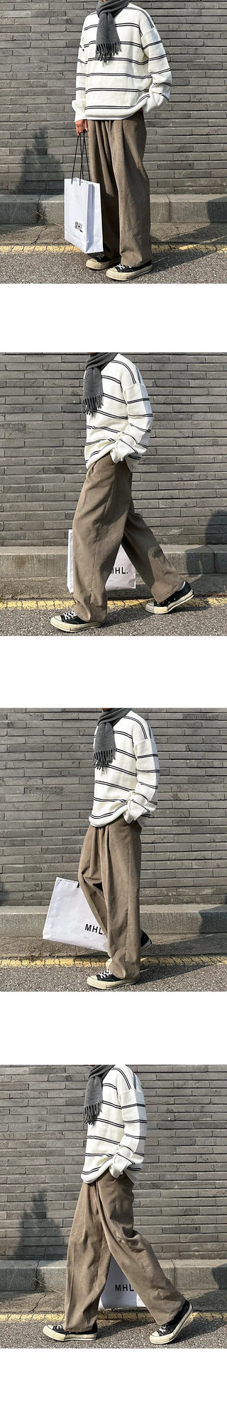 straight casual pants