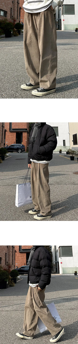 straight casual pants