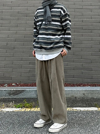 straight casual pants