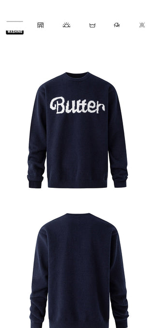 letter crew sweater