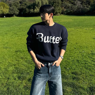 letter crew sweater