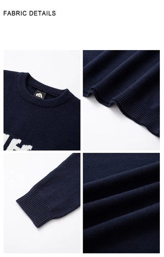 letter crew sweater