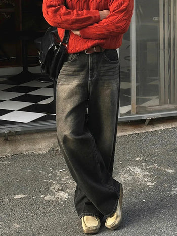 washed jeans