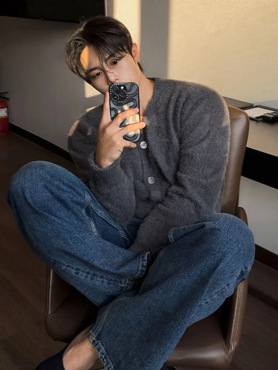 mohair cardigan
