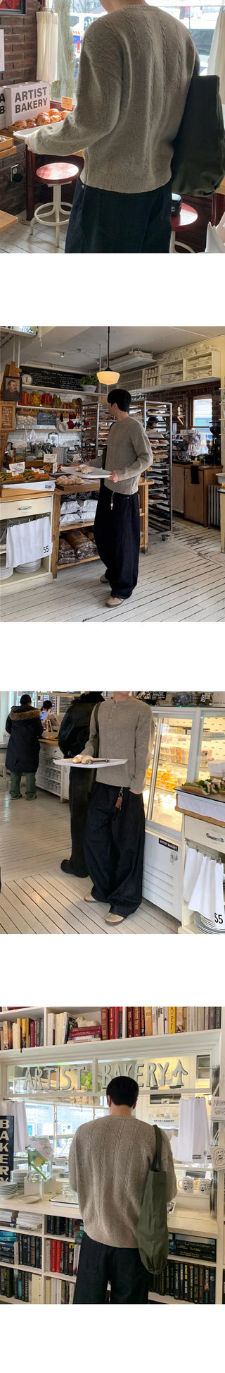 henry collar sweater