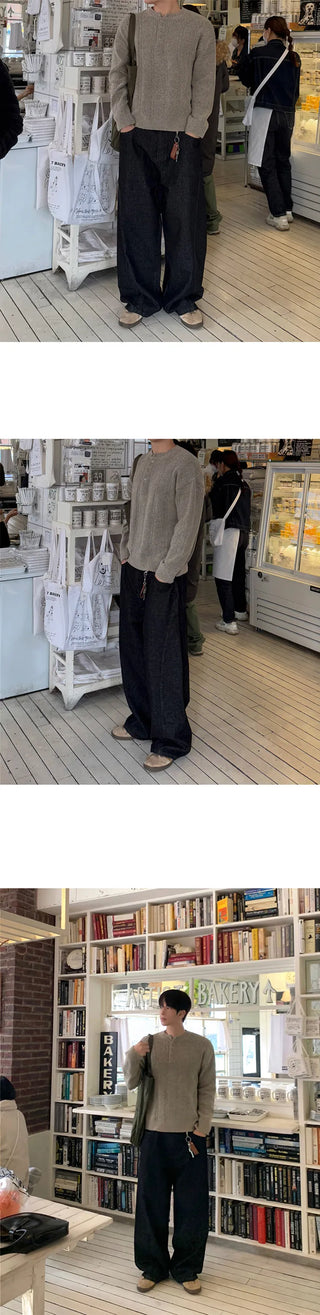 henry collar sweater