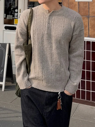 henry collar sweater