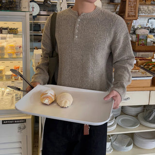 henry collar sweater