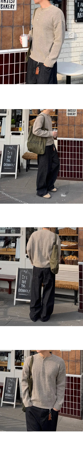 henry collar sweater