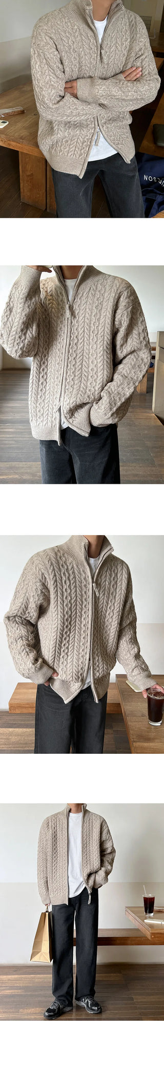 half turtleneck coat