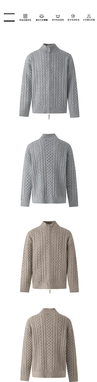 half turtleneck coat