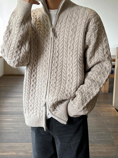 half turtleneck coat