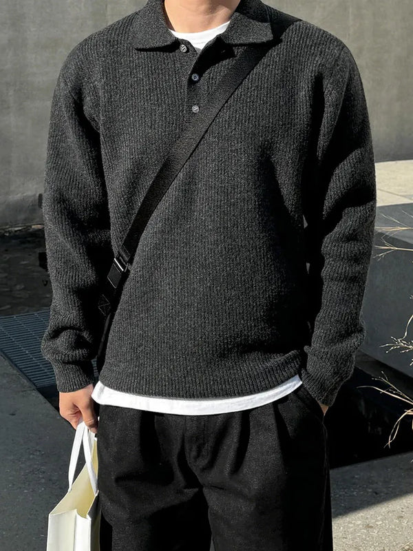 lapel pullover