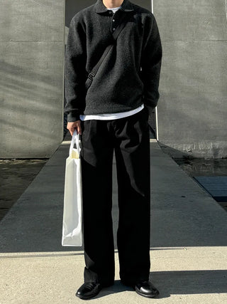 lapel pullover