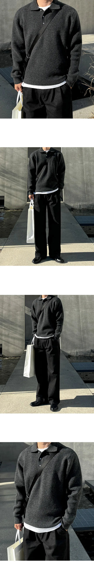 lapel pullover