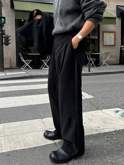 straight suit pants