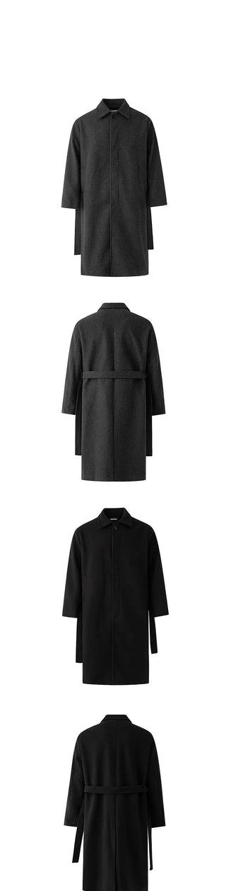 h-line wool coat