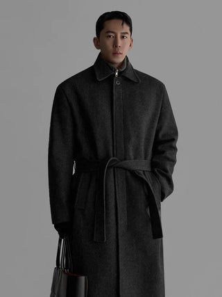 h-line wool coat