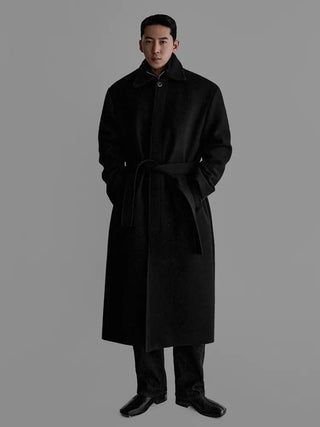 h-line wool coat