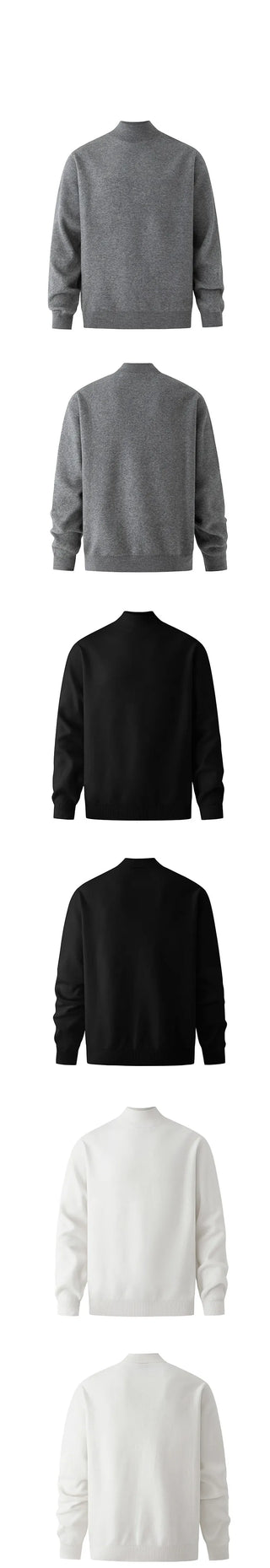 half turtleneck sweater