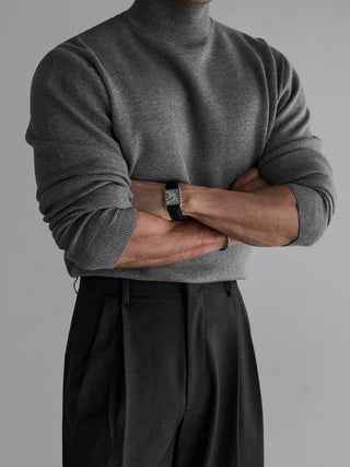 half turtleneck sweater