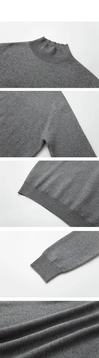 half turtleneck sweater