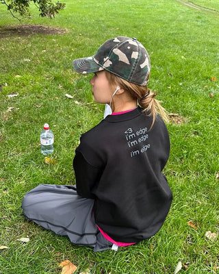 (ORIGINAL) SOFT Lettering Sweatshirt (Fleece-lined)