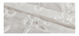 white lace short skirt