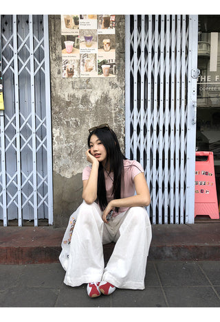 white spicy girl top