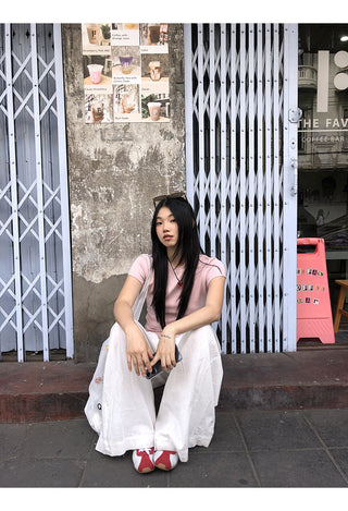 white spicy girl top