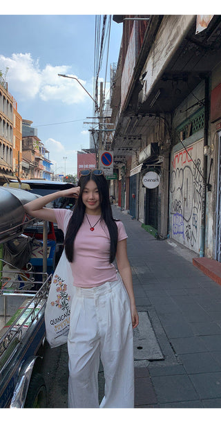 white spicy girl top