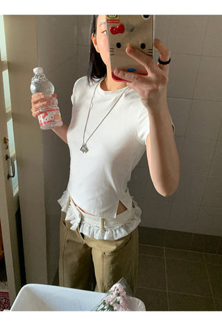 white spicy girl top
