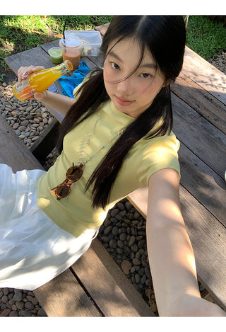 white spicy girl top