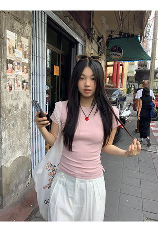white spicy girl top