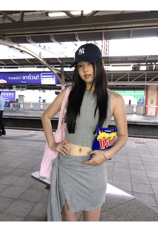 gray leisure suit set